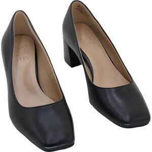 Naturalizer Karina square-toe block heel pumps black dress shoes 6M US EU 36